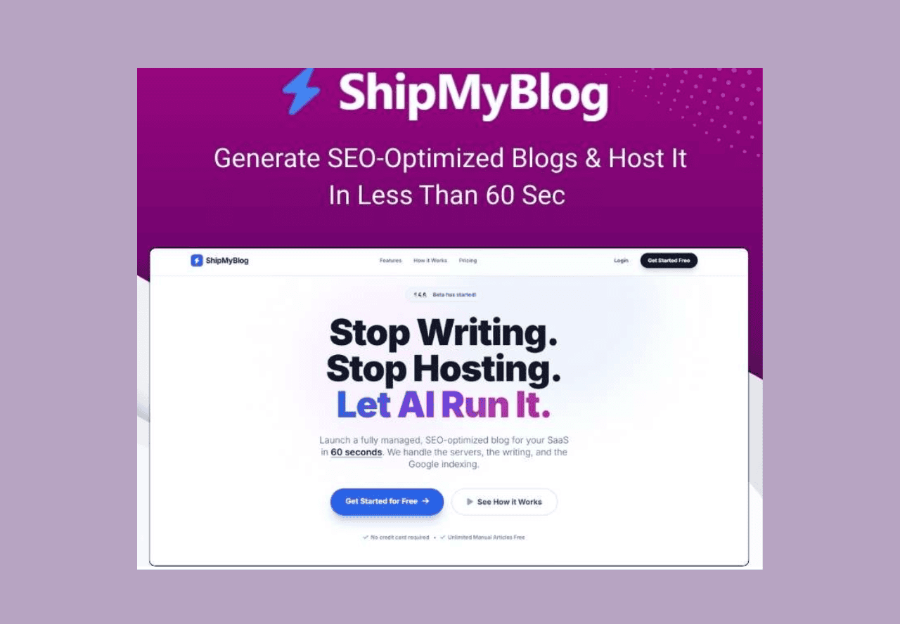 ShipMyBlog lifetime deal on Dealmirror
