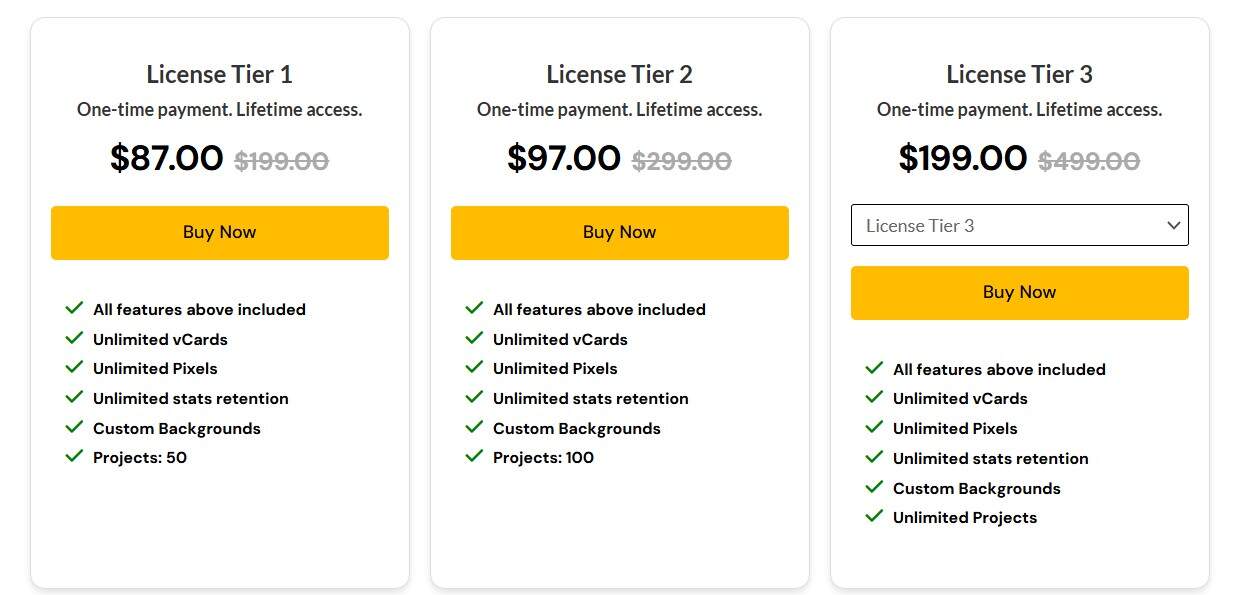 vcards dealmirror price