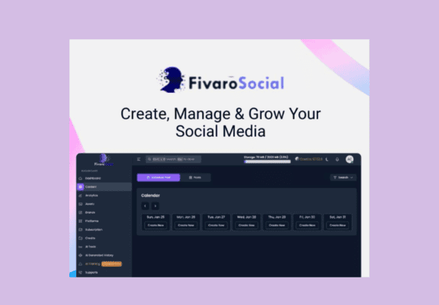FivaroSocial Lifetime deal mirror